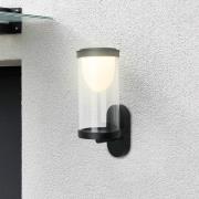 Utendørs LED-vegglampe 3930015, svart, berøringsdimmer