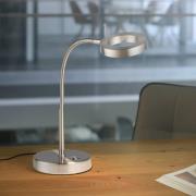 LED-bordlampe Hensko med fleksibel arm touchdimmer