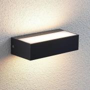 Lindby utendørs LED-vegglampe Nienke, 17 cm, saltvannsresistent, IP65