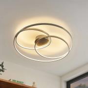 Lindby Kateryna LED-taklampe, nikkel