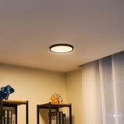 Lindby LED-taklampe Pravin, Ø 23 cm, 3000 K, svart