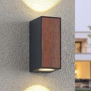 Lucande Cimala LED-vegglampe cuboid høyde 14,4 cm