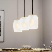 Lucande Taylan hengelampe 3 lyskilder langstrakt