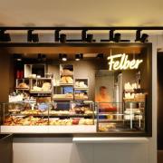 Svart LED-skinnespot Kent Bakery 15°