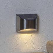 LED-solcellelampe Wally, sølv, sett med 2 stk