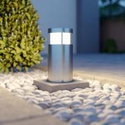 Arcchio sokkellampe Caramia, 23 cm, stål, saltvannsresistent