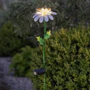 LED-solcellelampe Daisy i prestekrageform