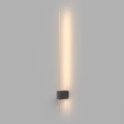 Maytoni LED-vegglampe Pars, 62,3 cm, svart/gull, aluminium