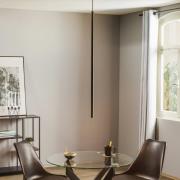 Hengelampe Laser med 1 lyskilde, svart, skjerm 100 cm