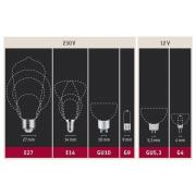 Paulmann LED-pære E27 filament grønn 1,1W