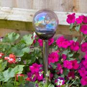 LED-lampe med jordspyd Firefly Opal, sett med 4, IP44