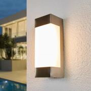Lindby utendørs LED-vegglampe Severina, stål, IP44