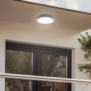 Utendørs LED-taklampe Lahja, IP65 mørkegrå