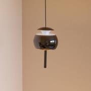 LOOM DESIGN LED-hengelampe Parachute, svart Ø 9,6 cm aluminium