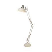 Gulvlampe Goliath, krem, metall, E27, 170 cm, justerbar