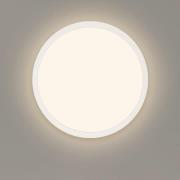 LED-panel Jalo Round, Ø 29,2 cm, hvit, plast, 2700 K