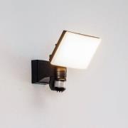 Prios LED-veggspotlight Avayah, bevegelsessensor, IP44