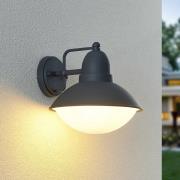 Lindby Medolin utendørs vegglampe, mørkegrå