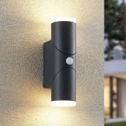 Lindby Aspyn LED-vegglampe, 2 lysk, sensor