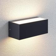 Lindby utendørs LED-vegglampe Nienke, 23 cm, saltvannsresistent, IP65