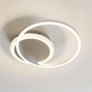 Lindby Smart LED-taklampe Uzma, fjernkontroll, Tuya CCT