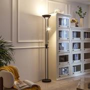 Lindby LED-leselampe Josefin, svart, leselampe, dimbar