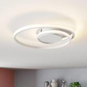 Lindby Kyron LED-taklampe, matt hvit