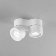 EGG downlight Clippo Duo hvit/hvit DALI DTW 2 lyskilder.