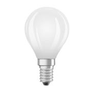 OSRAM LED dråpe matt E14 2,2W 2700K 470lm 2-pk