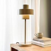 Dyberg Larsen bordlampe Stoke, grå, høyde 49,5 cm