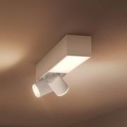 Philips Hue Centris LED-downlight, hvit, 2 lyskilder, RGB CCT