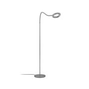 LED-gulvlampe Tessa-Flex, antrasitt, dimbar