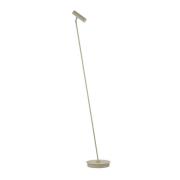 LED-gulvlampe Tom Pro, sandfarget, 1 lyskilde, CCT, dimmer