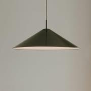 New Works LED-hengelampe Brolly, Ø 70 cm, svart, aluminium