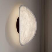 New Works LED-vegglampe Tense, hvit / svart, Ø 35 cm