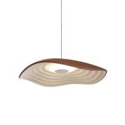 Bover LED-hengelampe Valentina S24, terrakotta/hvit