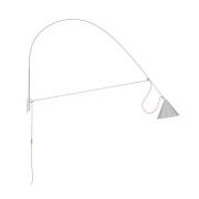 midgard LED-vegglampe AYNO XL, grå/oransje, 2 700 K 220 cm