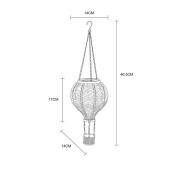 LED-solcellelampe 36136B Varmluftsballong, fargerik, plast