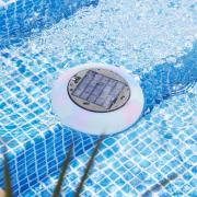 LED-solbassenglys Pool Light flerfarget varmhvit