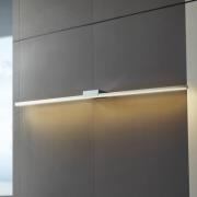 Lucande LED-speilbelysning Kivana, krom, aluminium, 120 cm