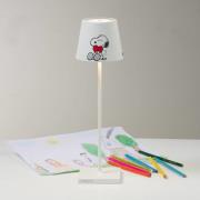 Zafferano Poldina Heart LED-batteridrevet bordlampe IP65