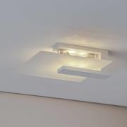 Envostar Peach Puff taklampe med glass, hvit