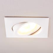 LED-downlight Andrej, kantet, hvit