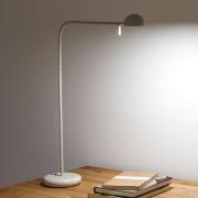 Vibia Pin 1655 LED-bordlampe, lengde 40 cm, kremfarget