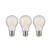 LED-pære Filament matt E27 A60 2,2W 3000K 470lm 3er
