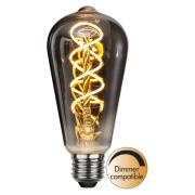 LED-rustikkpære E27 ST64 2W filament 2 100 K røyk