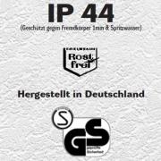 Utendørs vegglampe Aqua Rain, stål