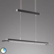 LED-hengelampe Tenso TW med dimmer, svart 88cm