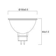 Sylvania LED-reflektorpære GU5.3 4,6W 4000K 36° 425lm