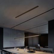 Quitani Talon LED-hengelampe svart anodisert 32W